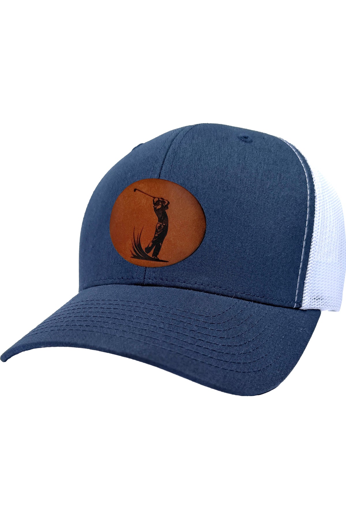 Back Nine | golf leather patch hat