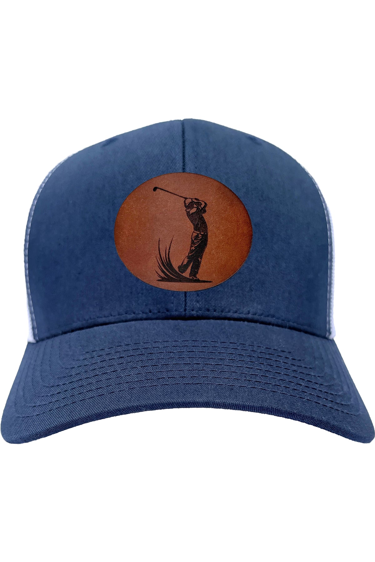 Back Nine | golf leather patch hat