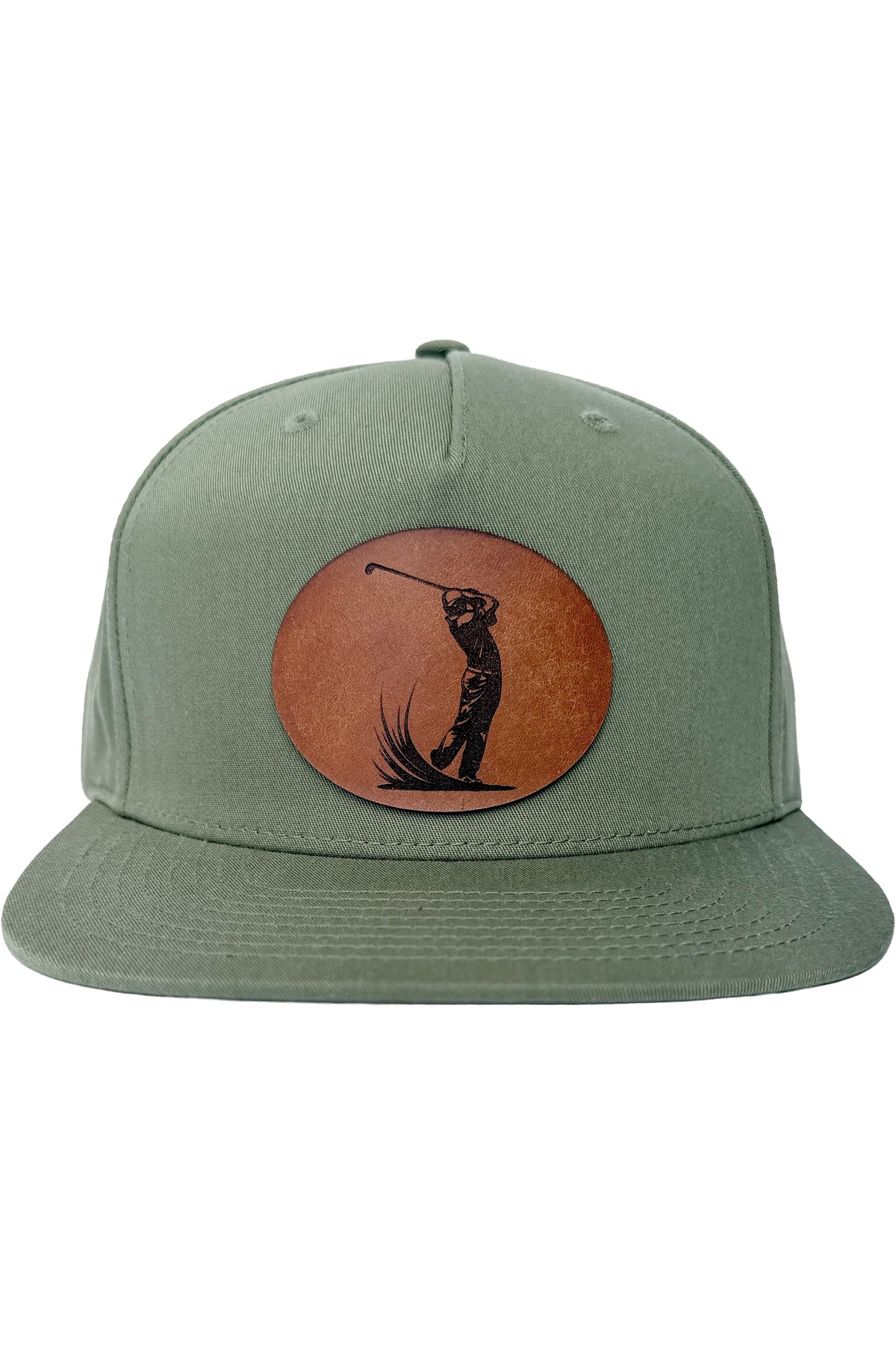 Back Nine | golf leather patch hat