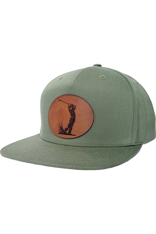 Back Nine | golf leather patch hat