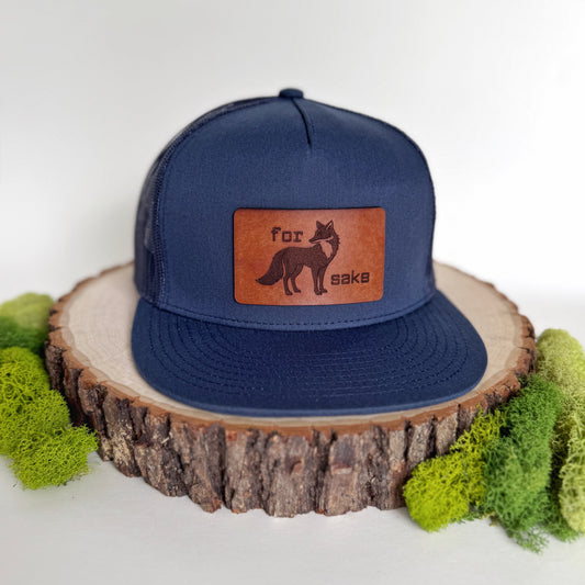For Fox Sake | leather patch hat