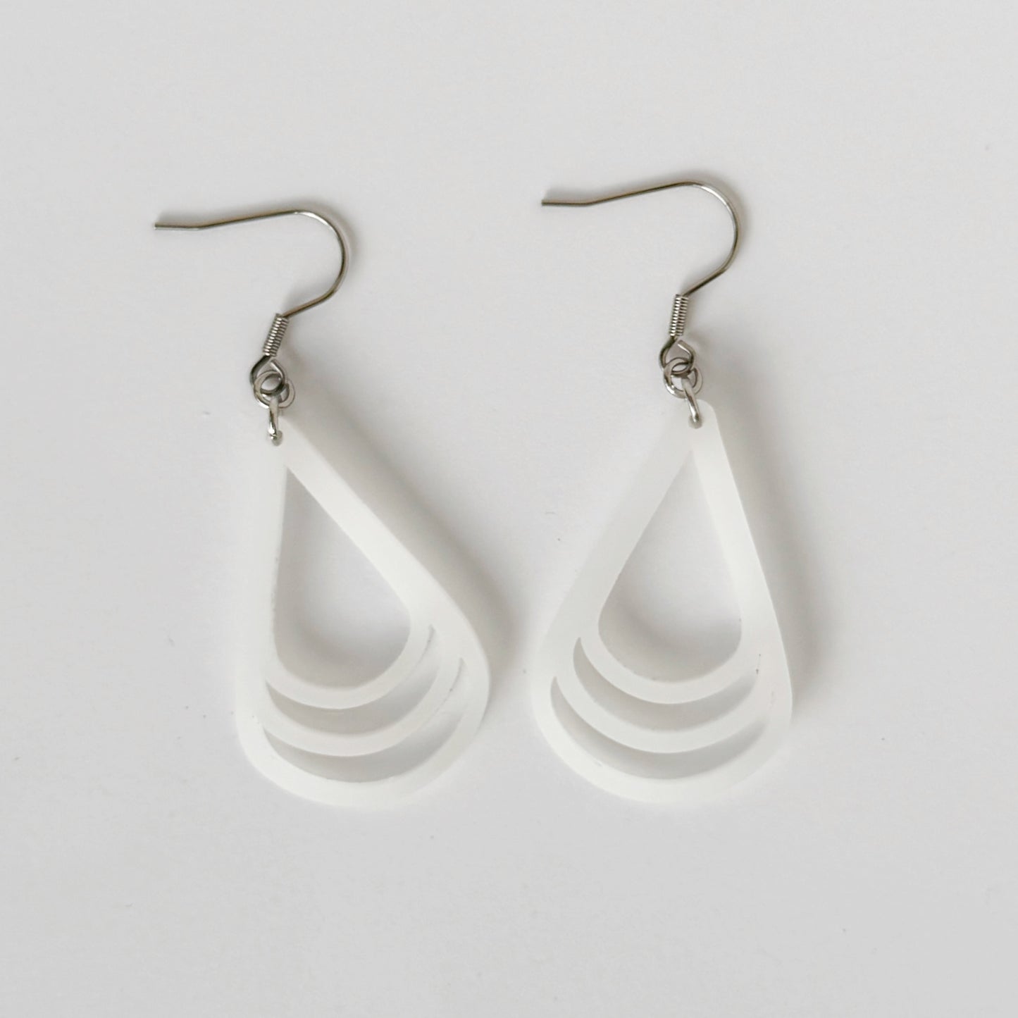 Three Peaks | lightweight layered teardrop earrings