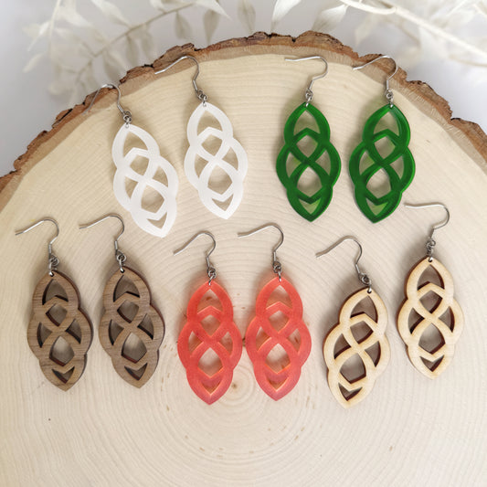 Lattice Luxe | lightweight earring