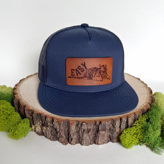 Easy Tiger | leather patch hat