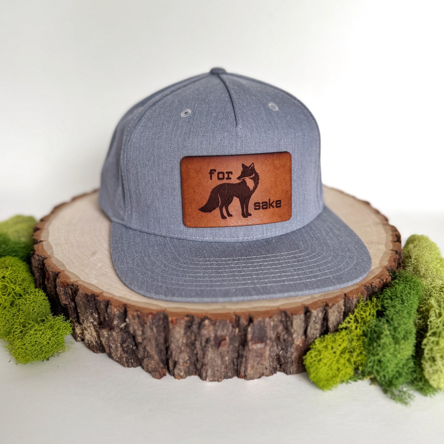 For Fox Sake | leather patch hat
