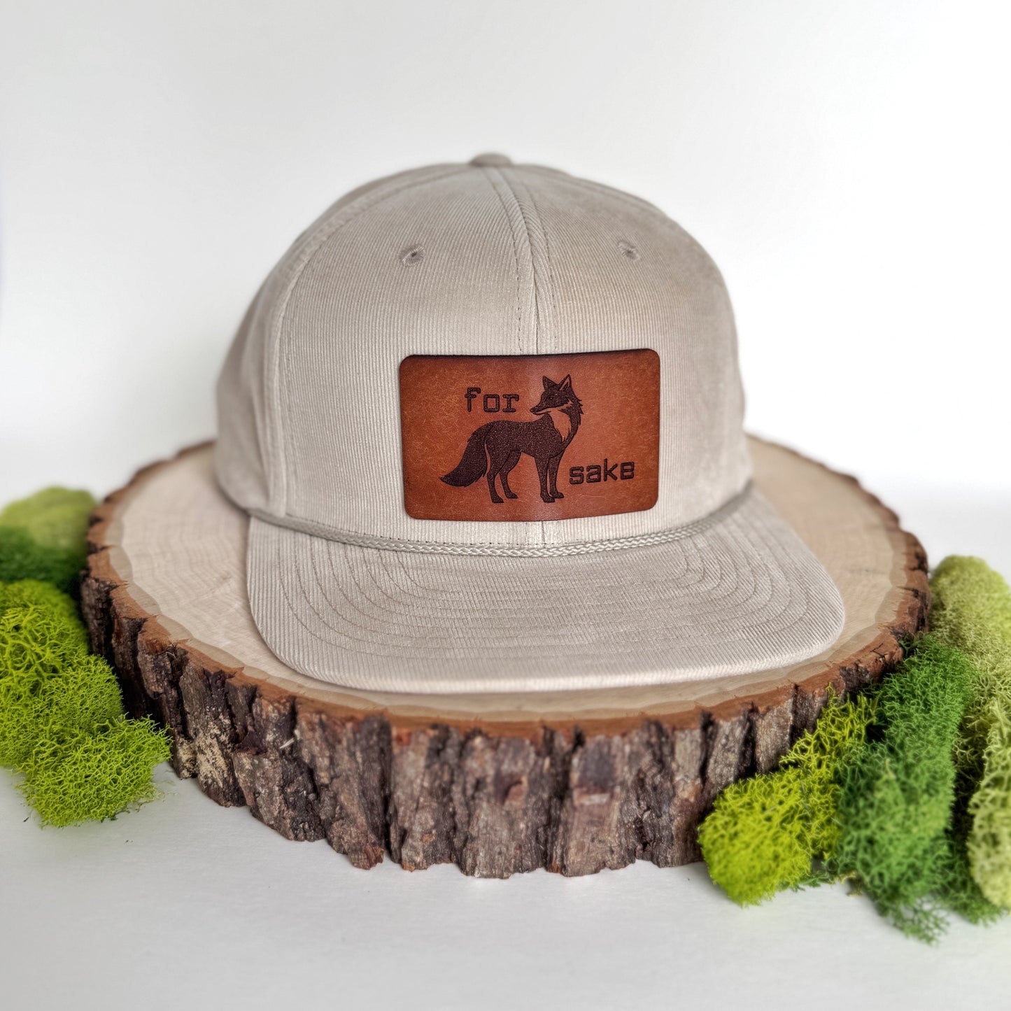 For Fox Sake | leather patch hat