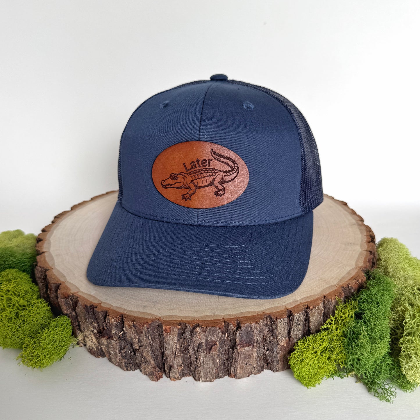Later Gator | leather patch hat