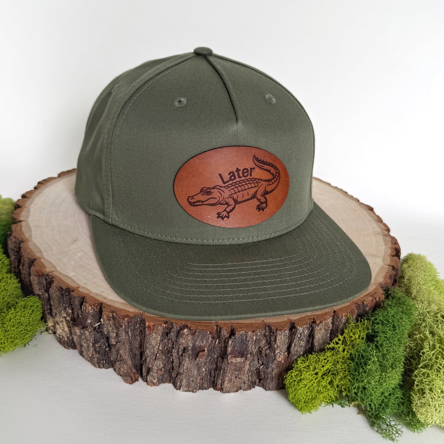 Later Gator | leather patch hat