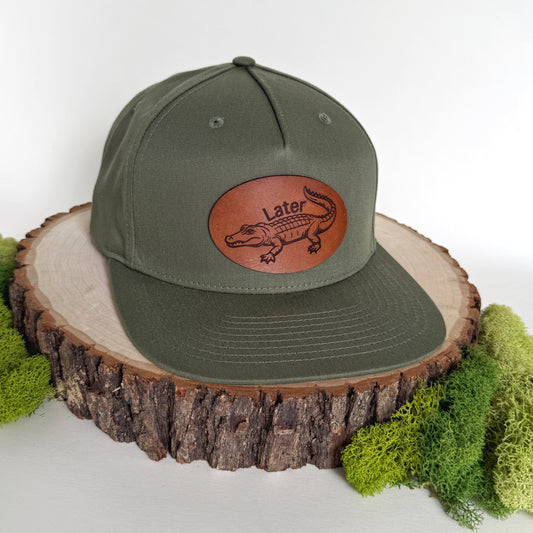 Later Gator | leather patch hat